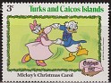 Turks and Caicos Isls 1982 Walt Disney 3 ¢ Multicolor Scott 544
